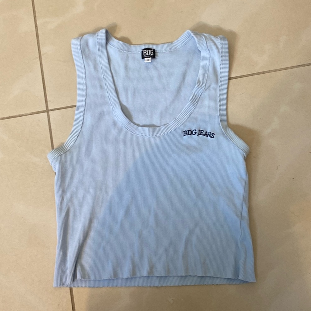 BDG urban outfitters blue crop tank